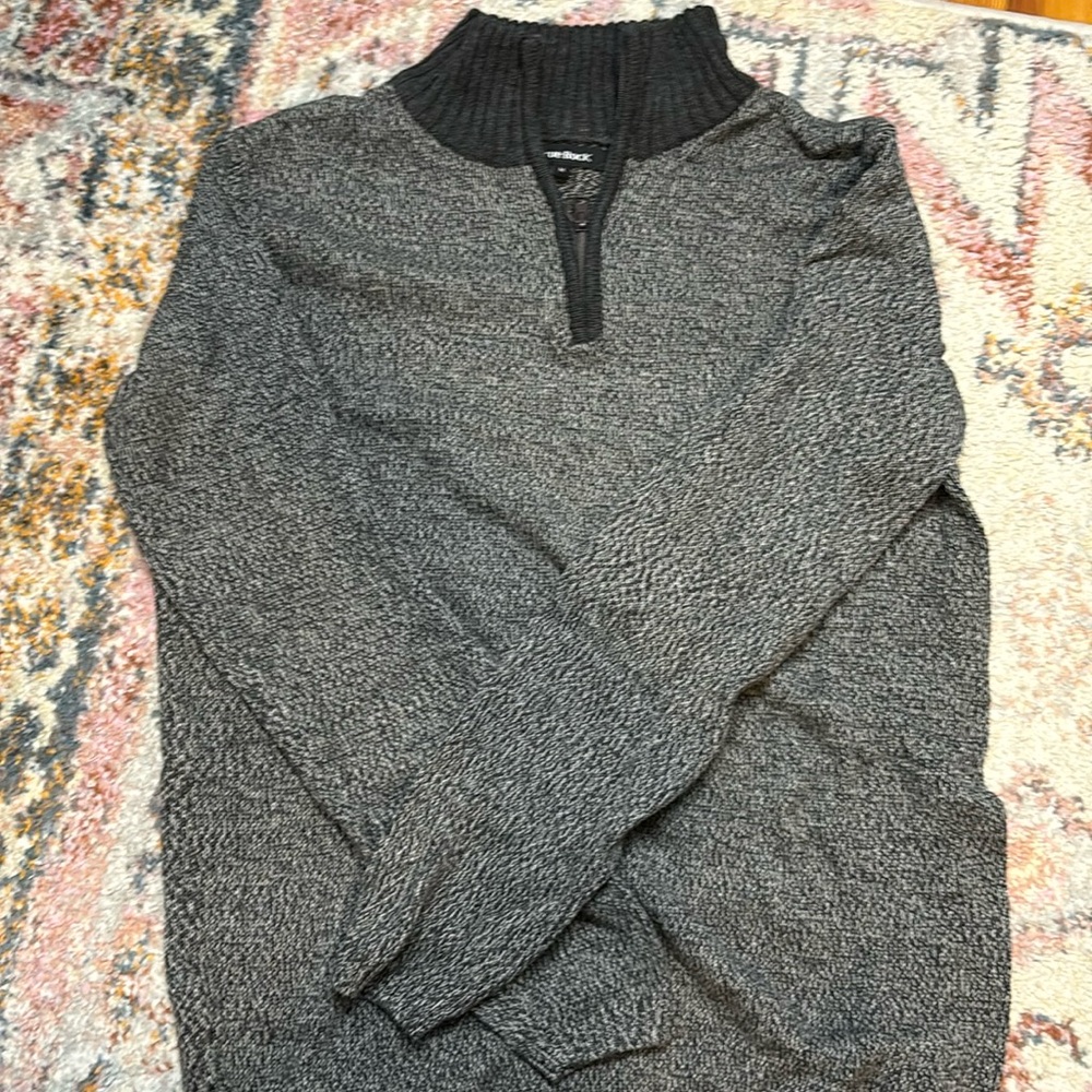 True rock quarter zip men’s sweater